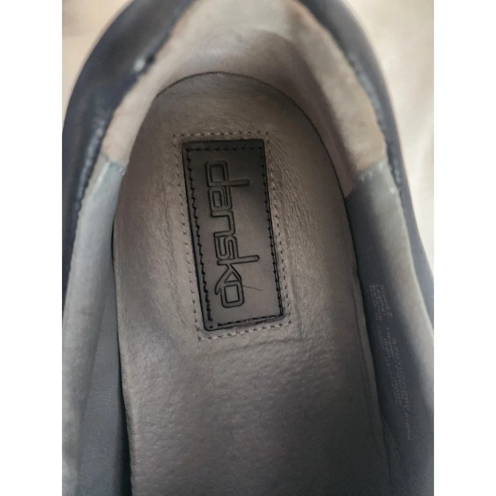 Dansko XP 2.0 Black Leather Professional Clogs Mens Size 47 Slip Resistant Work